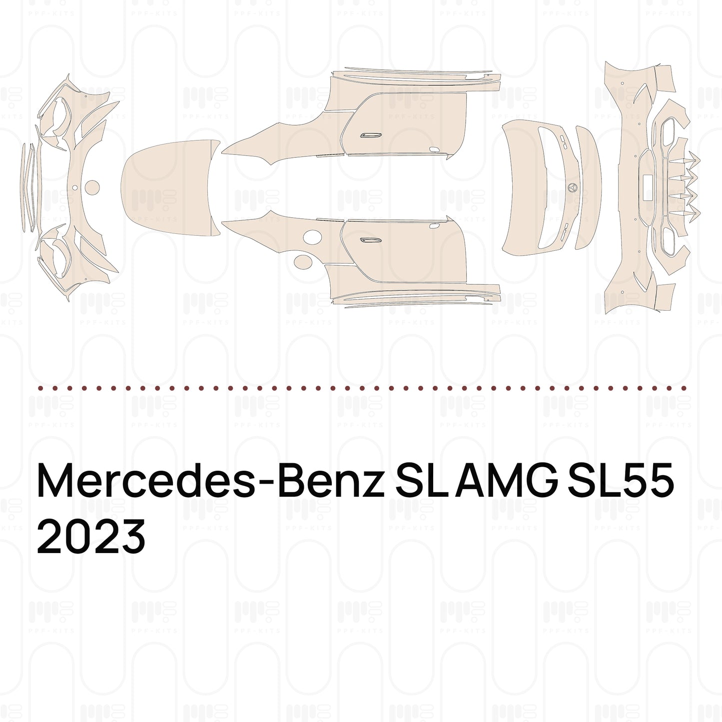 Pre-Cut PPF Mercedes-Benz SL AMG SL55 2023