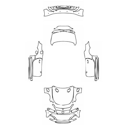 Pre-Cut PPF Mercedes-Benz SL Roadster 2019 - PPF-Kits