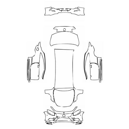 Pre-Cut PPF Mercedes-Benz S Class Coupe AMG Line 2018 - PPF-Kits