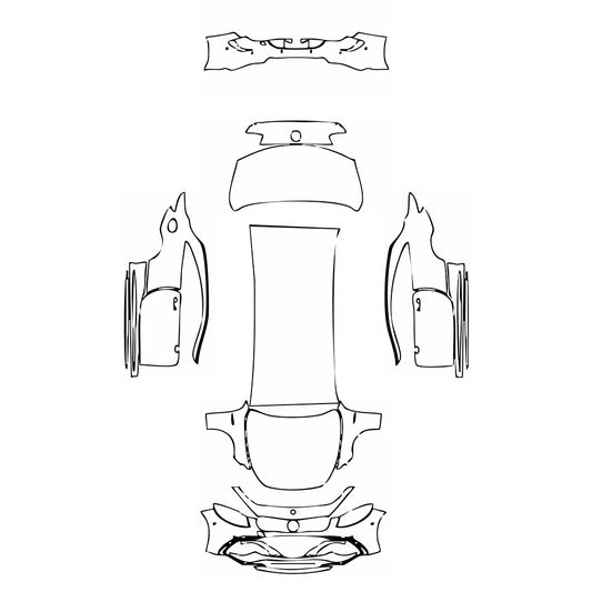 Pre-Cut PPF Mercedes-Benz S Class Coupe AMG S63 2019 - PPF-Kits