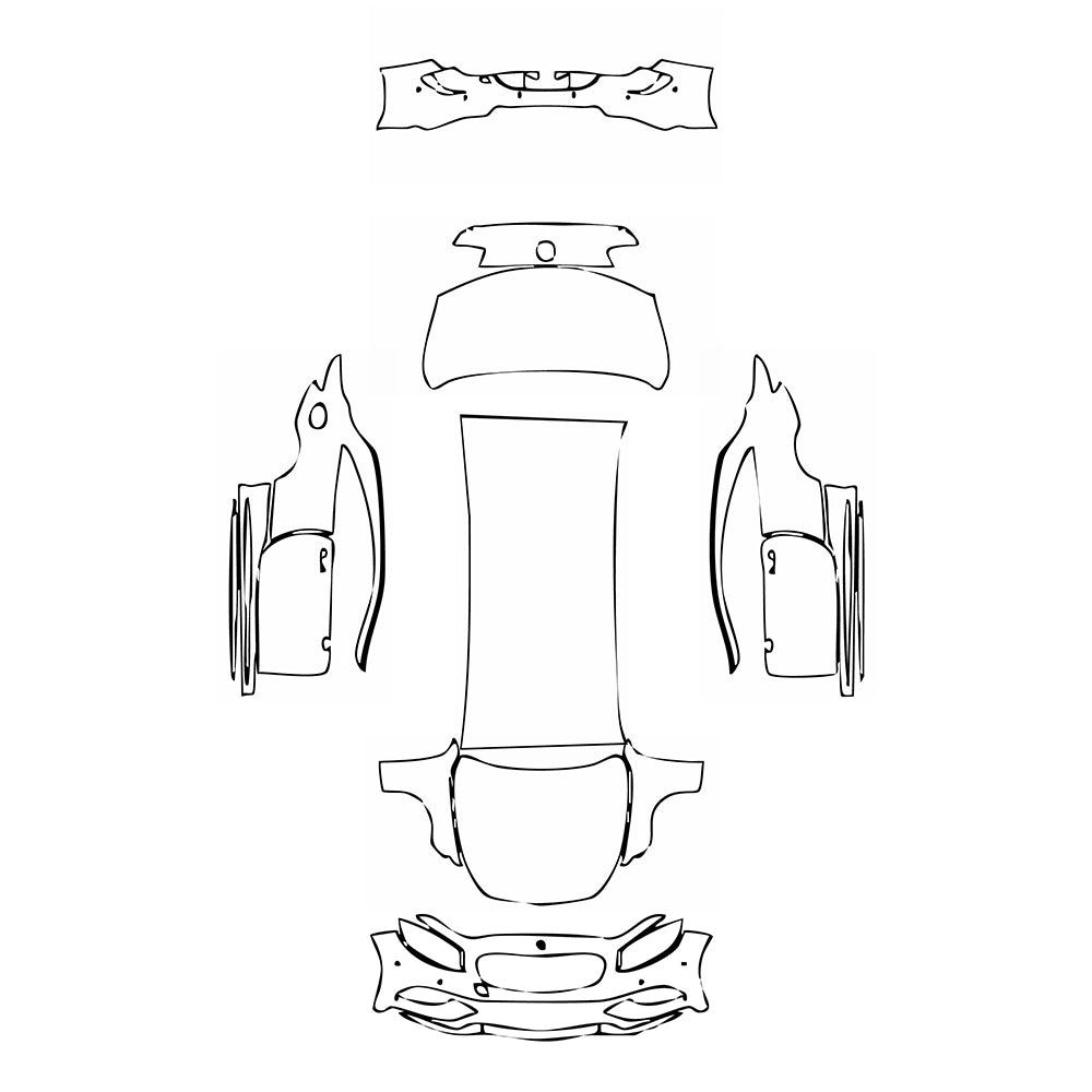 Pre-Cut PPF Mercedes-Benz S Class Coupe Base 2017 - PPF-Kits