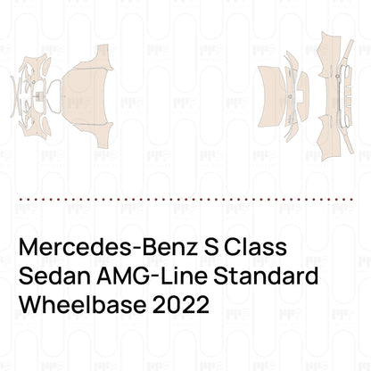 Pre-Cut PPF Mercedes-Benz S Class Sedan AMG-Line Standard Wheelbase 2022