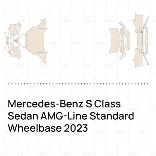 Pre-Cut PPF Mercedes-Benz S Class Sedan AMG-Line Standard Wheelbase 2023