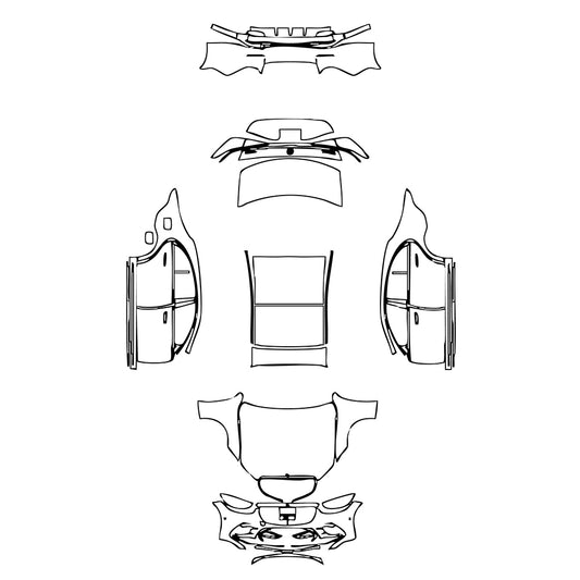 Pre-Cut PPF Mercedes-Benz S Class Sedan AMG Line Extended Wheelbase 2024 - PPF-Kits