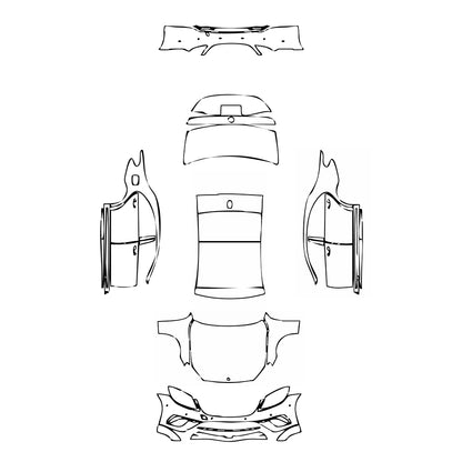 Pre-Cut PPF Mercedes-Benz S Class Sedan AMG S65 L 2017 - PPF-Kits