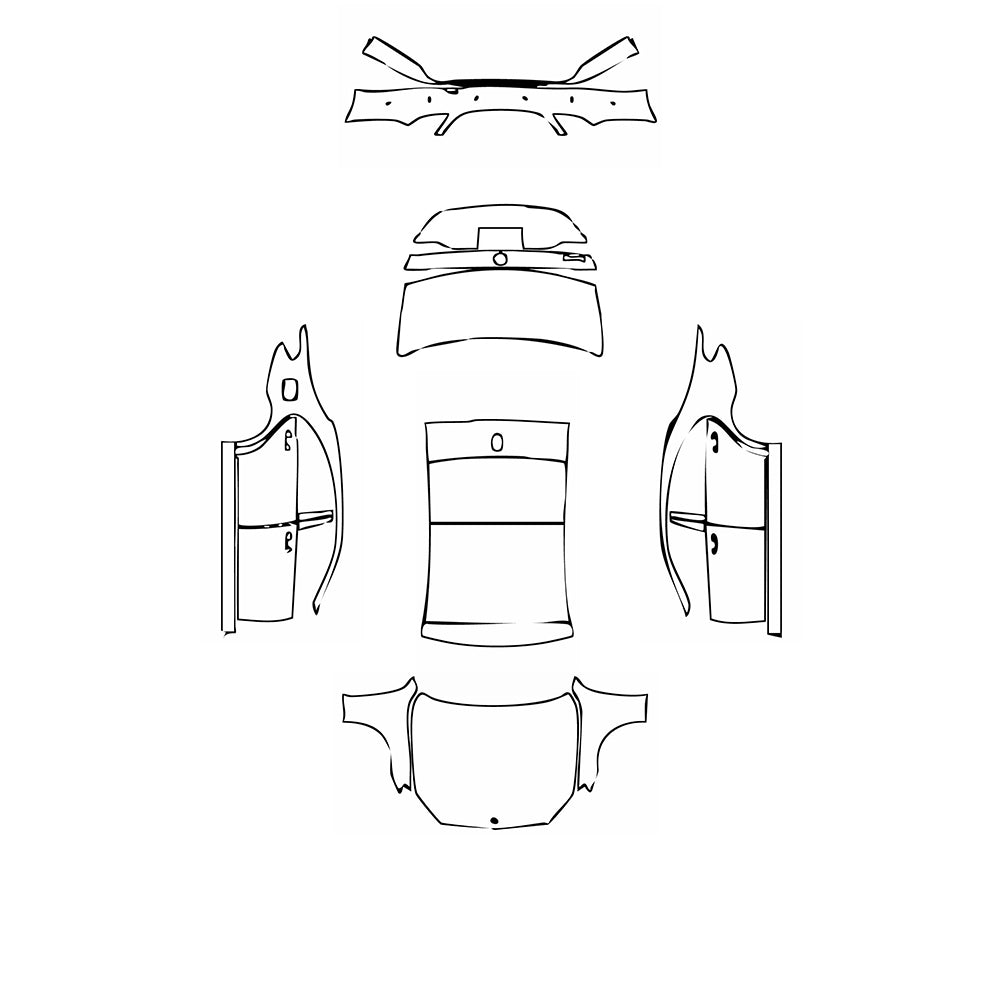 Pre-Cut PPF Mercedes-Benz S Class Sedan Base Extended Wheelbase 2018 - PPF-Kits