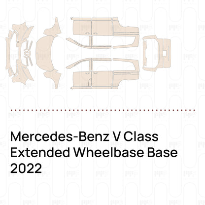 Pre-Cut PPF Mercedes-Benz V Class Extended Wheelbase Base 2022