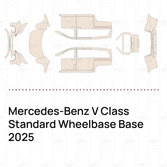 Pre-Cut PPF Mercedes-Benz V Class Standard Wheelbase Base 2025
