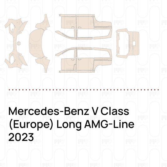 Pre-Cut PPF Mercedes-Benz V Class (Europe) Long AMG-Line 2023