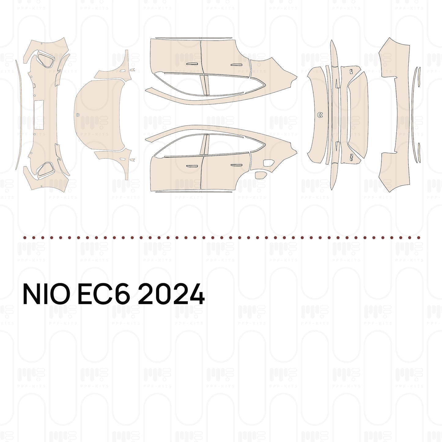 Pre-Cut PPF NIO EC6 2024