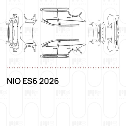 Pre-Cut PPF NIO ES6 2026