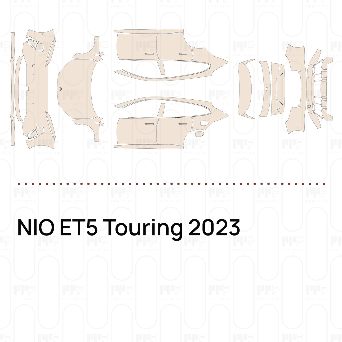 Pre-Cut PPF NIO ET5 Touring 2023