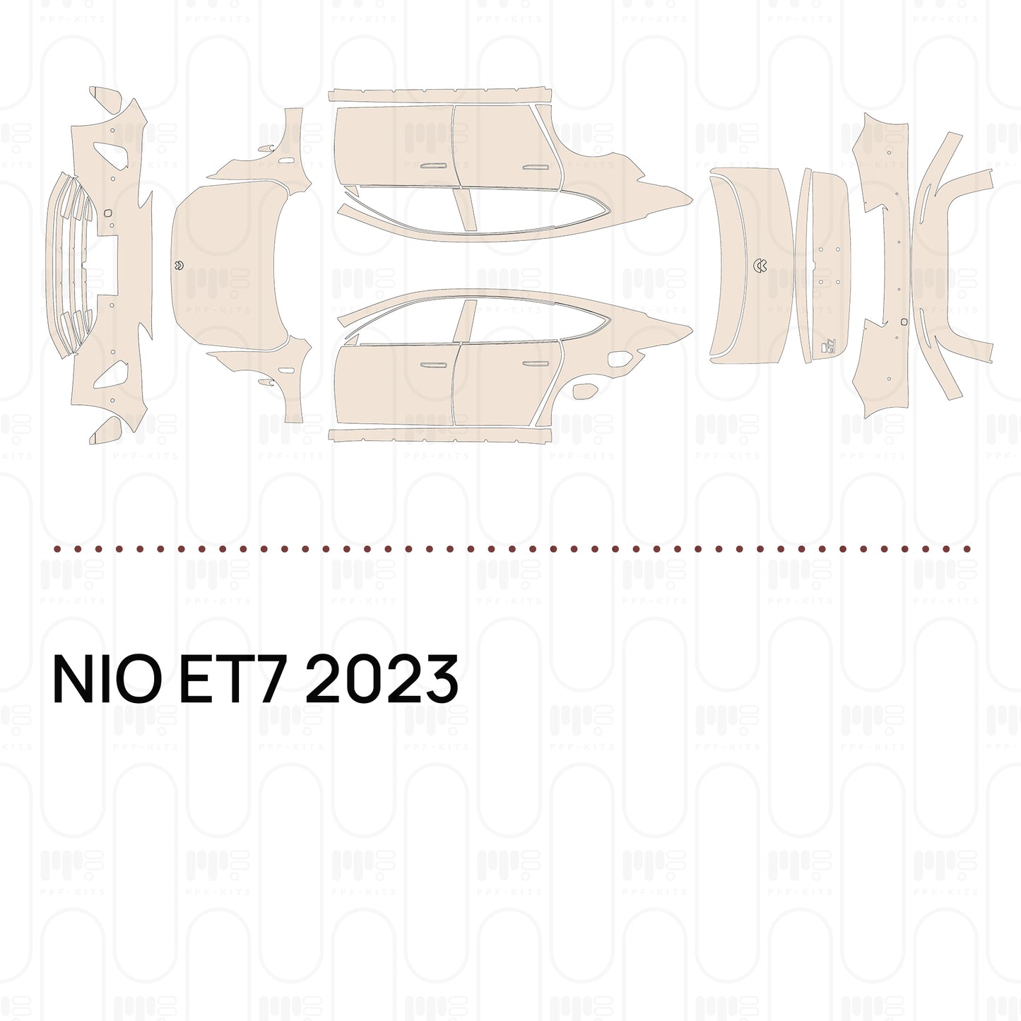 Pre-Cut PPF NIO ET7 2023
