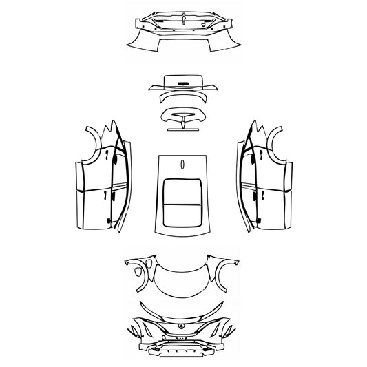 Pre-Cut PPF Nissan Ariya (US) Evolve+ 2023 - PPF-Kits