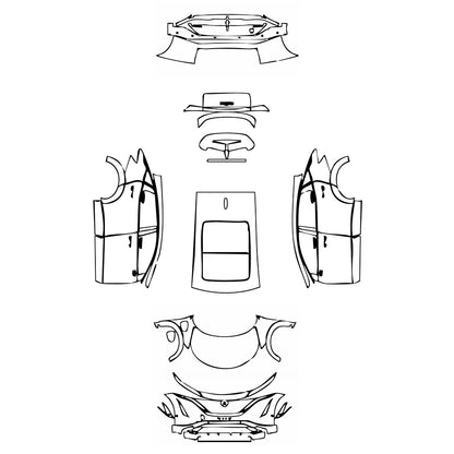 Pre-Cut PPF Nissan Ariya (US) Evolve+ 2025 - PPF-Kits