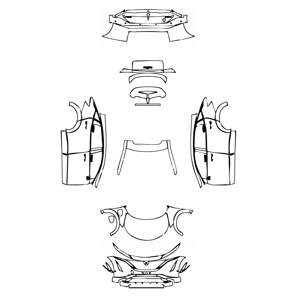 Pre-Cut PPF Nissan Ariya (US) Platinum+ 2023 - PPF-Kits