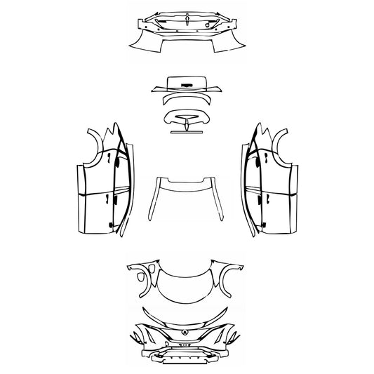 Pre-Cut PPF Nissan Ariya (US) Platinum+ 2025 - PPF-Kits