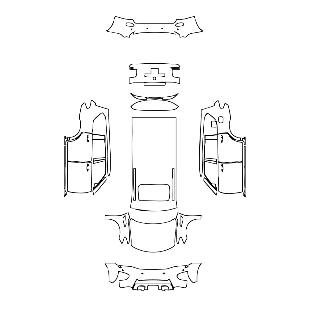 Pre-Cut PPF Nissan Armada (US) Base 2017 - PPF-Kits