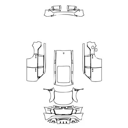 Pre-Cut PPF Nissan Armada (US) PRO-4X 2025 - PPF-Kits