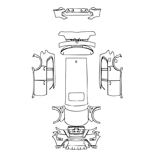 Pre-Cut PPF Nissan Armada (US) SL 2023 - PPF-Kits