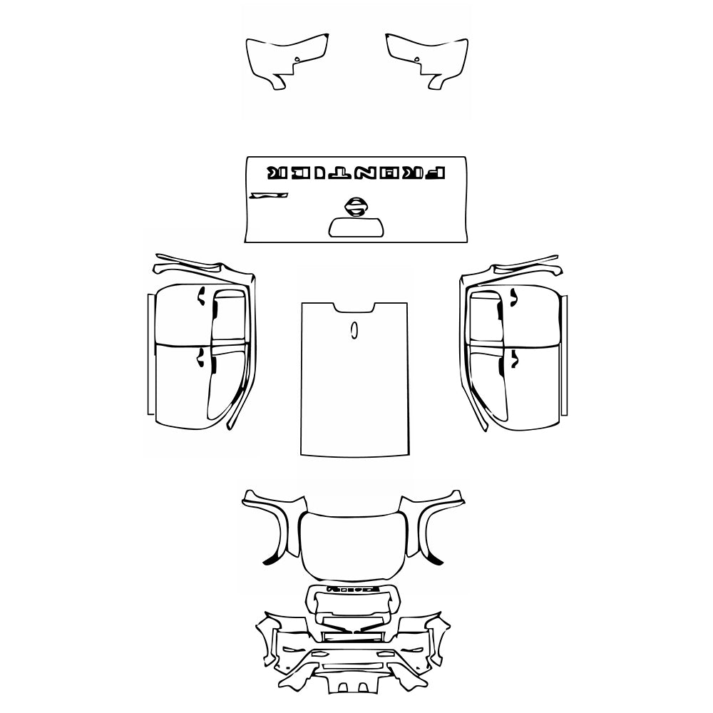 Pre-Cut PPF Nissan Frontier Crew Cab Pro-X 2022 - PPF-Kits