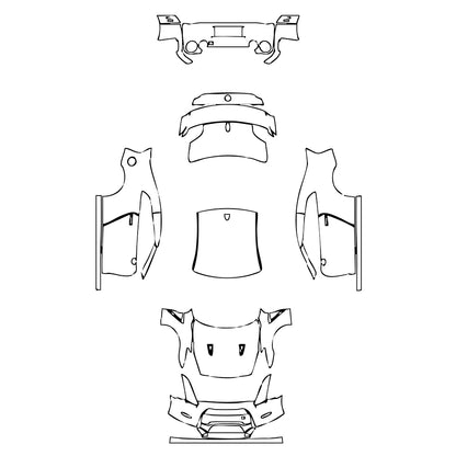 Pre-Cut PPF Nissan GT-R Base 2012 - PPF-Kits