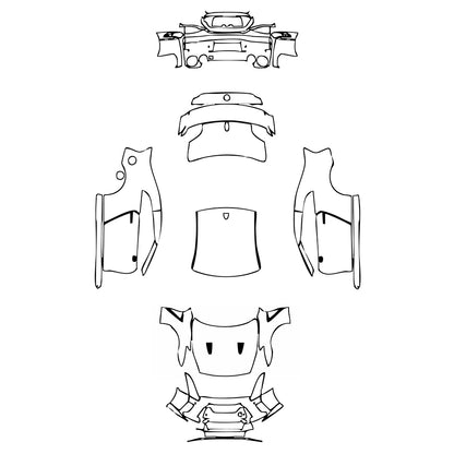 Pre-Cut PPF Nissan GT-R Base 2018 - PPF-Kits