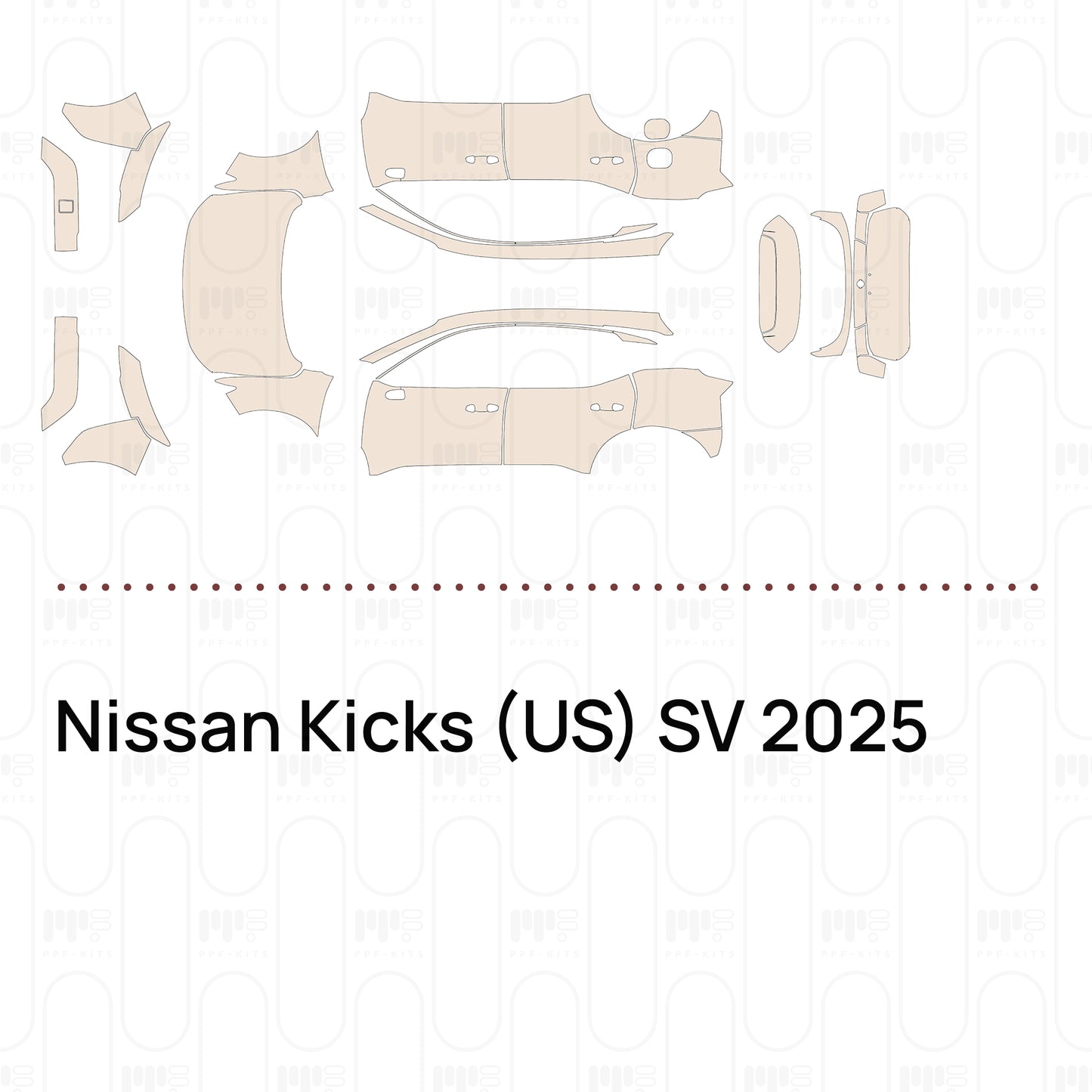 Pre-Cut PPF Nissan Kicks (US) SV 2025