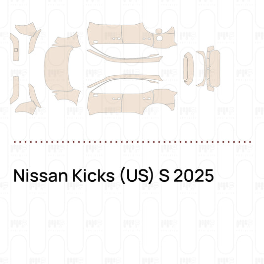 Pre-Cut PPF Nissan Kicks (US) S 2025
