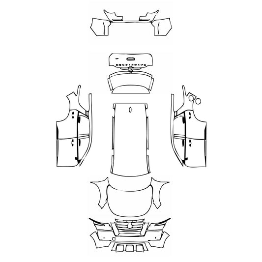 Pre-Cut PPF Nissan Pathfinder Platinum 2024 - PPF-Kits
