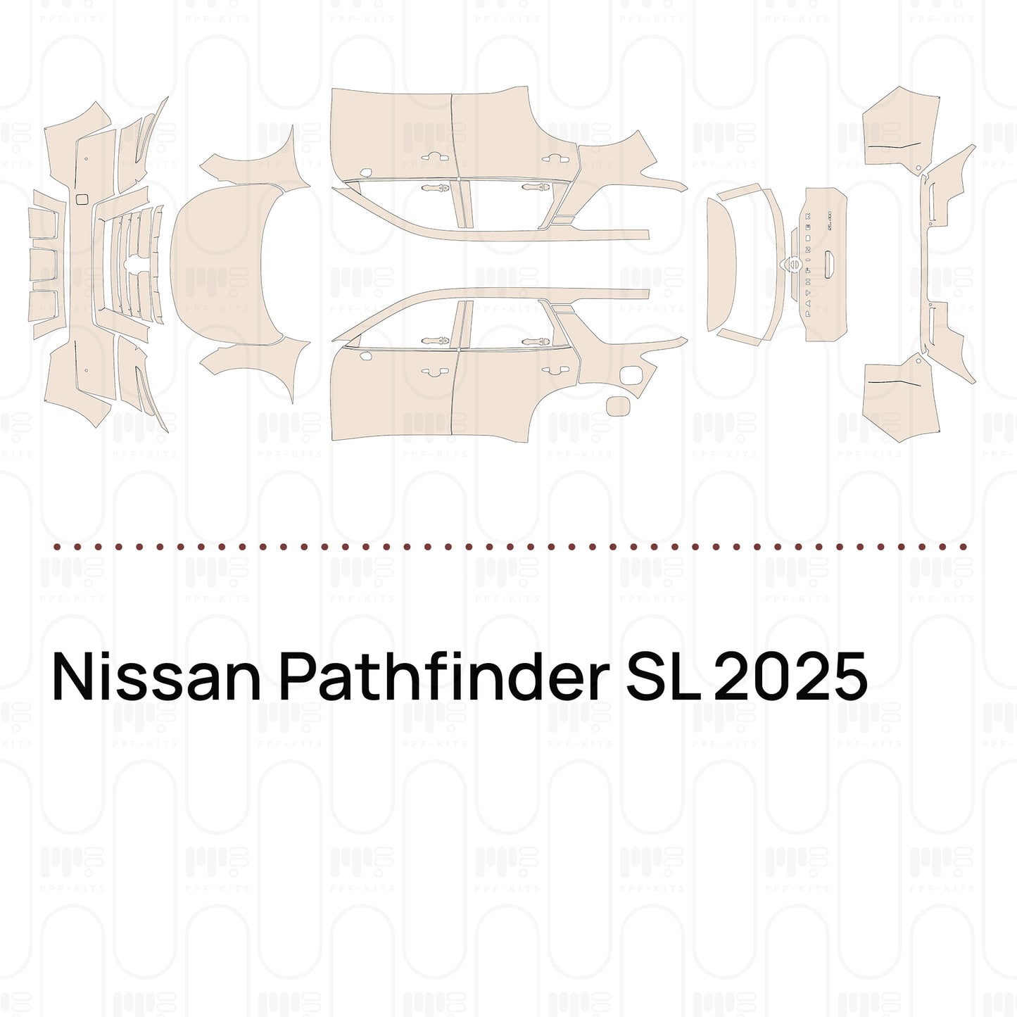 Pre-Cut PPF Nissan Pathfinder SL 2025