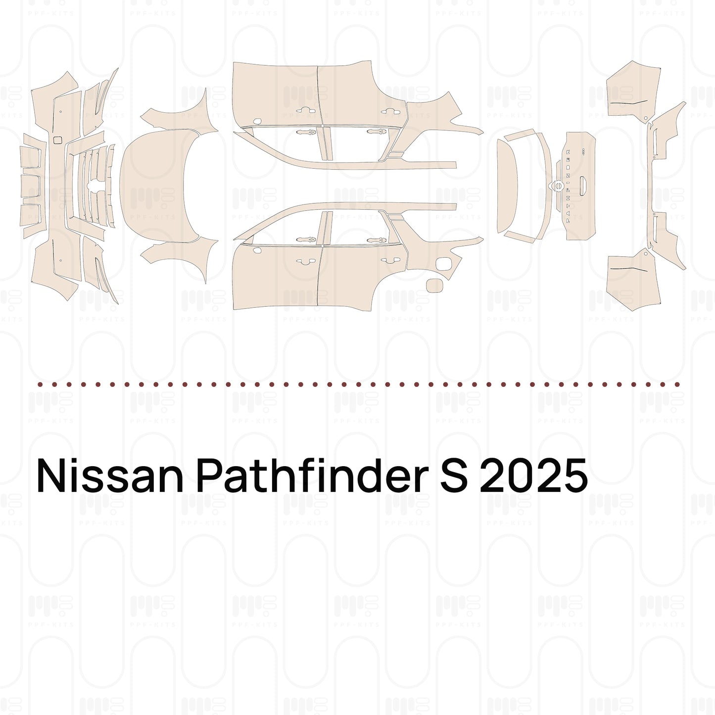Pre-Cut PPF Nissan Pathfinder S 2025