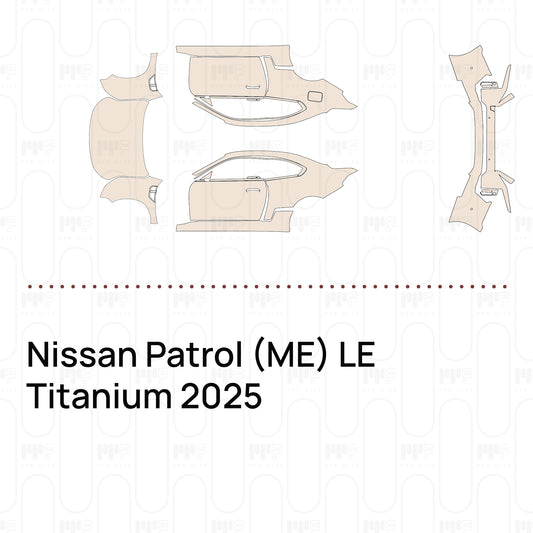 Pre-Cut PPF Nissan Patrol (ME) LE Titanium 2025