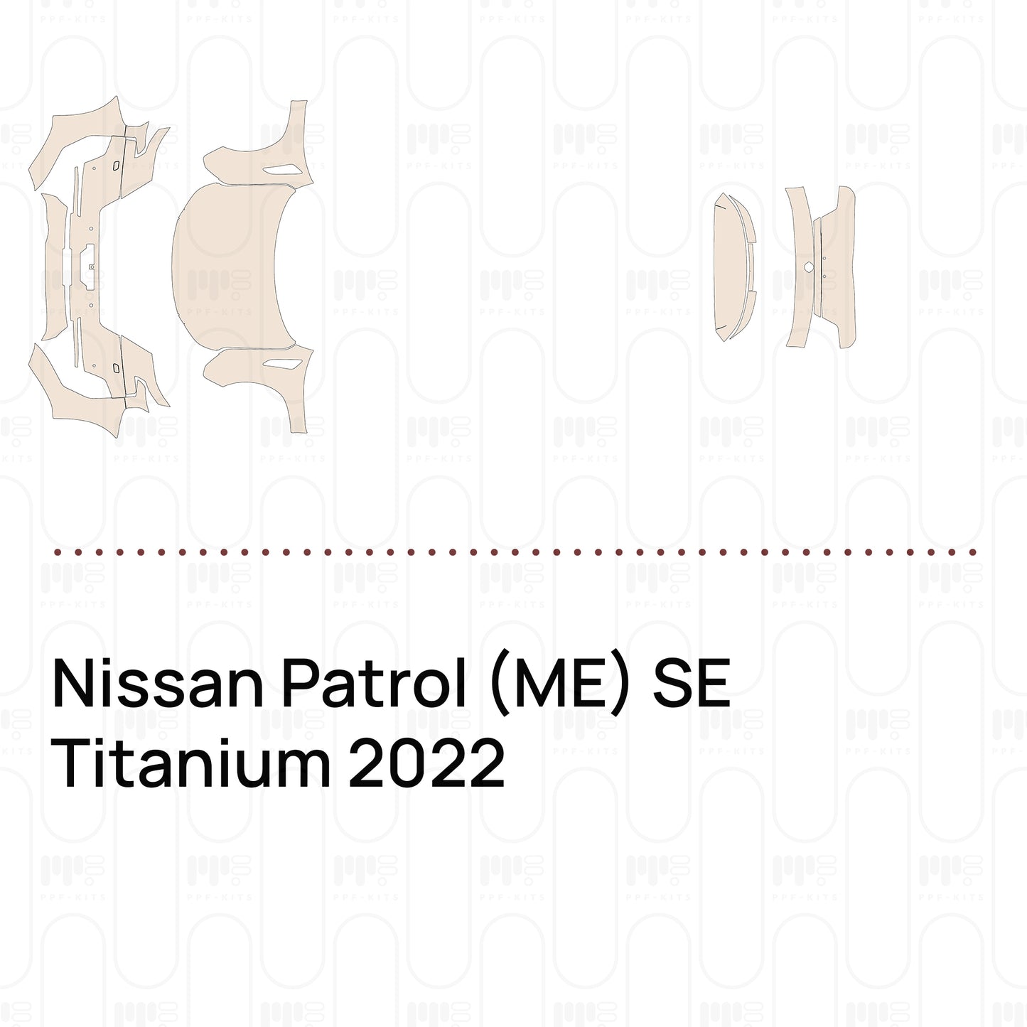 Pre-Cut PPF Nissan Patrol (ME) SE Titanium 2022