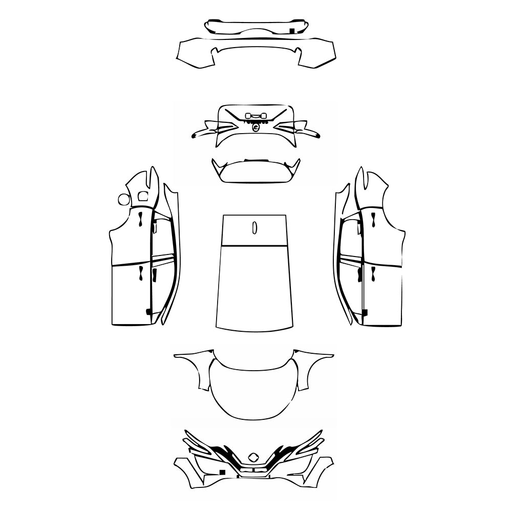 Pre-Cut PPF Nissan Qashqai (EU) Acenta Premium 2022 - PPF-Kits