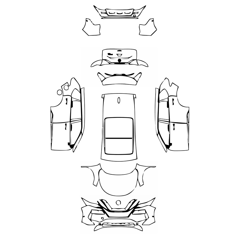 Pre-Cut PPF Nissan Rogue Platinum 2023 - PPF-Kits
