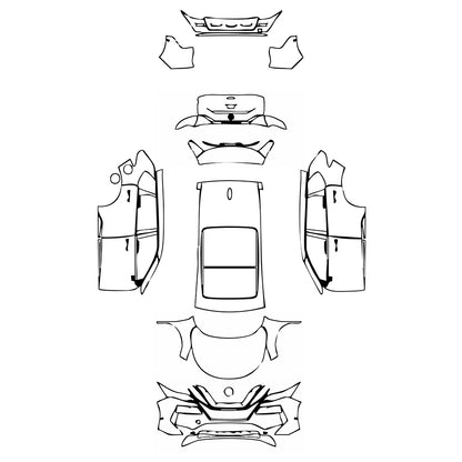 Pre-Cut PPF Nissan Rogue SV 2021 - PPF-Kits