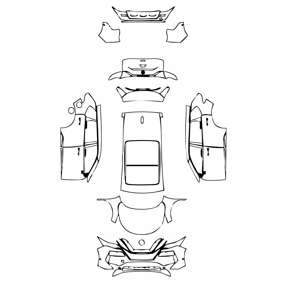 Pre-Cut PPF Nissan Rogue SV 2023 - PPF-Kits