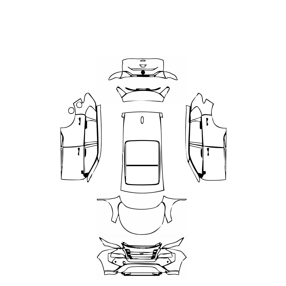 Pre-Cut PPF Nissan Rogue SV 2024 - PPF-Kits