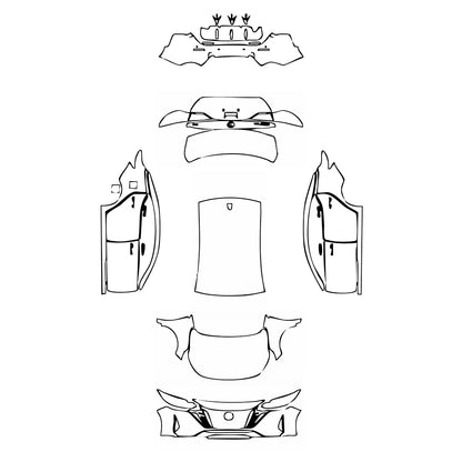 Pre-Cut PPF Nissan Sentra (US) SV 2025 - PPF-Kits