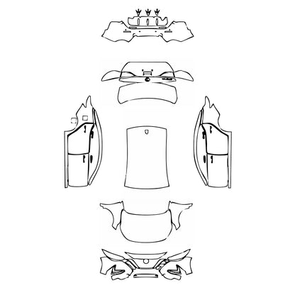 Pre-Cut PPF Nissan Sentra (US) S 2020 - PPF-Kits