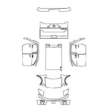 Pre-Cut PPF Nissan Titan Crew Cab Platinum 2023 - PPF-Kits