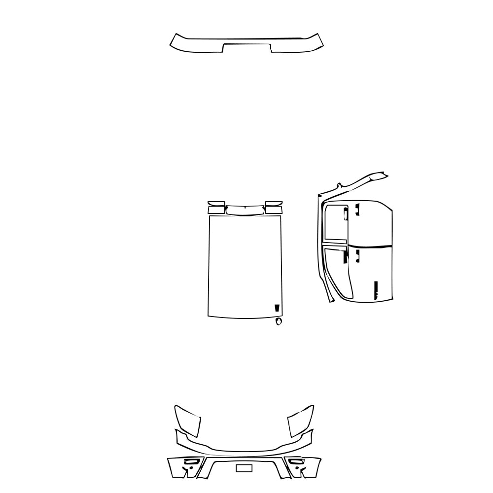 Pre-Cut PPF Nissan Titan Crew Cab SV 2024 - PPF-Kits