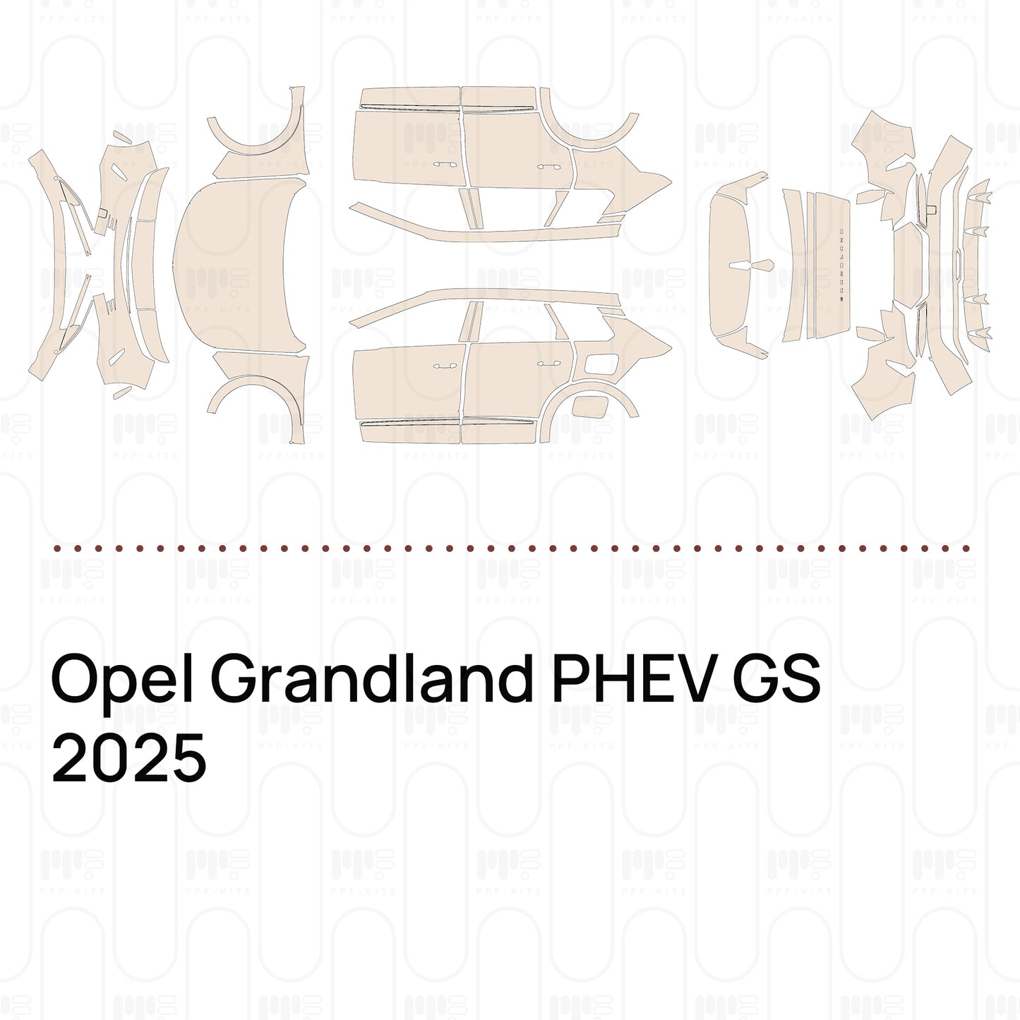 Pre-Cut PPF Opel Grandland PHEV GS 2025