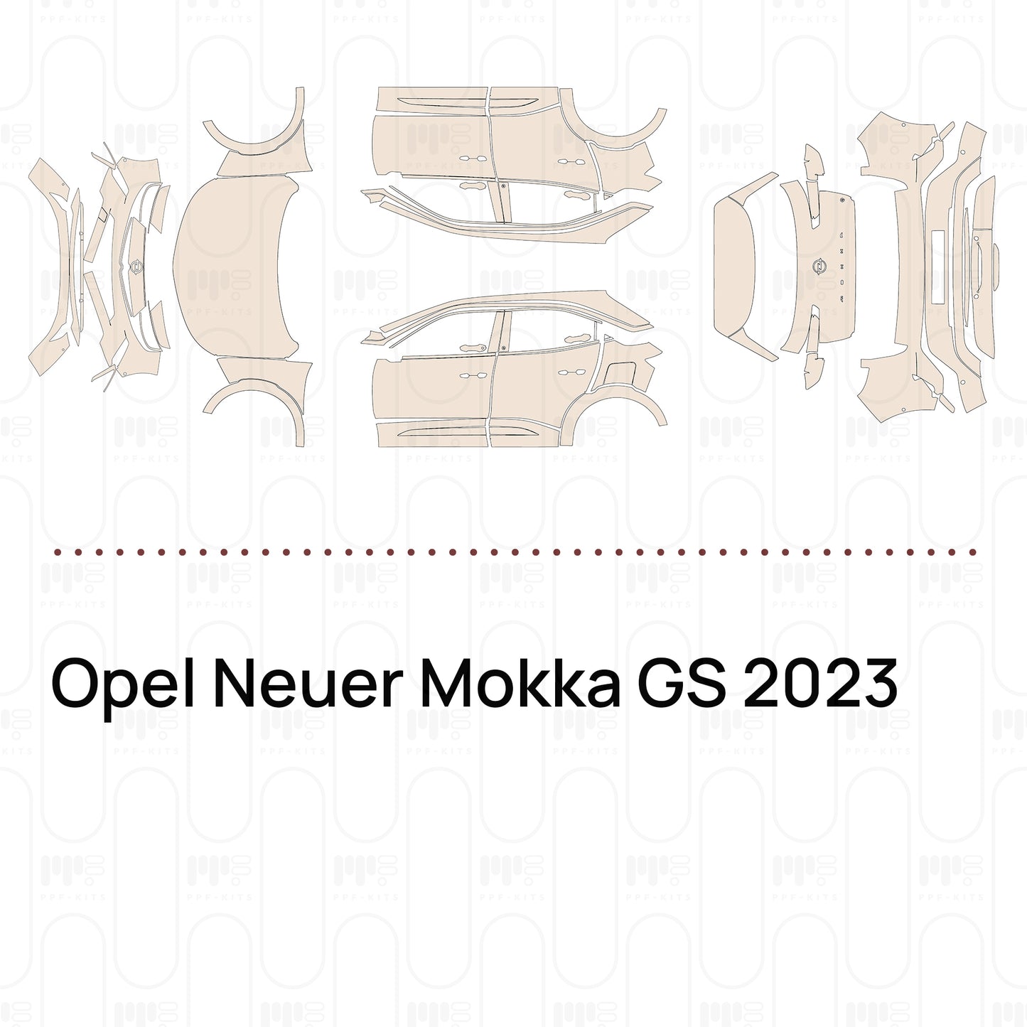 Pre-Cut PPF Opel Neuer Mokka GS 2023