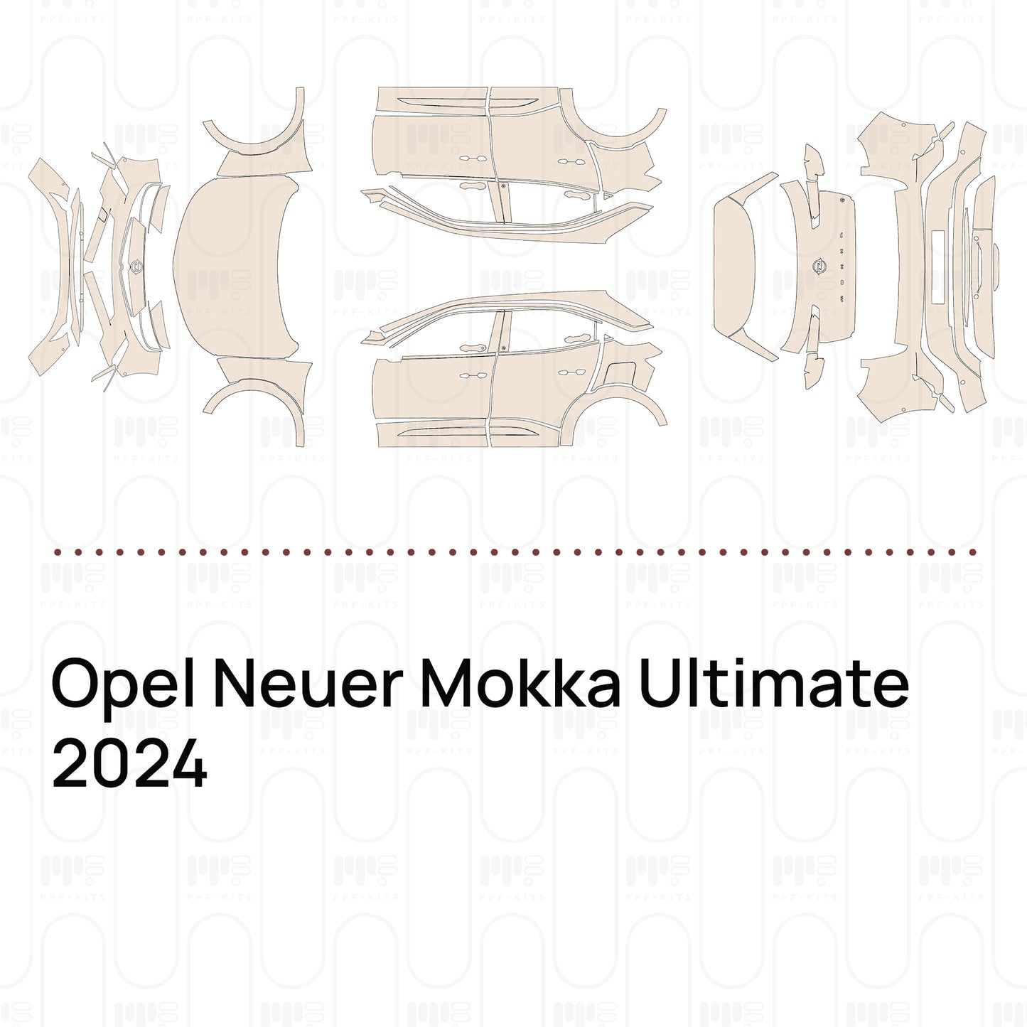 Pre-Cut PPF Opel Neuer Mokka Ultimate 2024