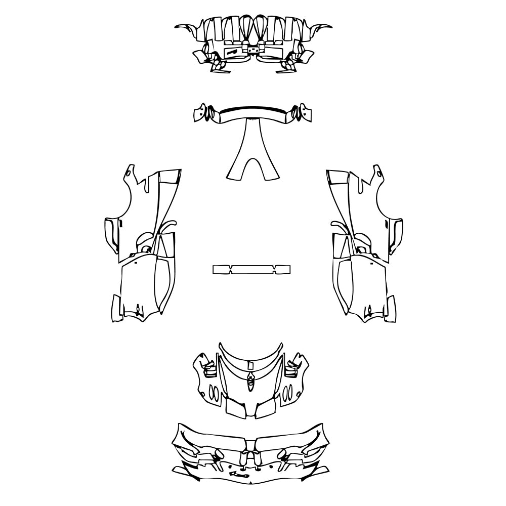 Pre-Cut PPF Pagani Huayra BC 2017 - PPF-Kits
