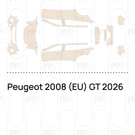 Peugeot 2008 (EU) GT 2026 – Pre-Cut PPF