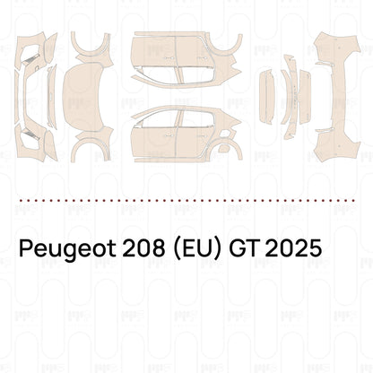 Pre-Cut PPF Peugeot 208 (EU) GT 2025