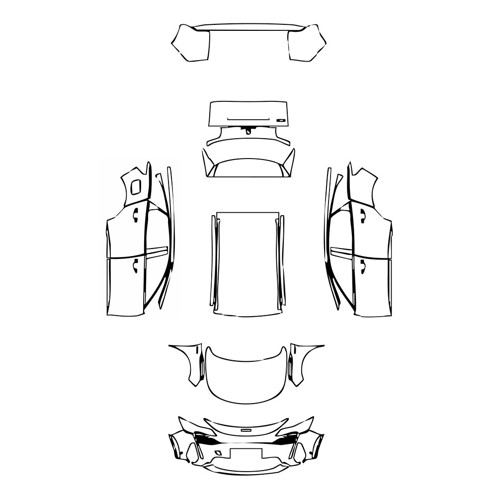 Pre-Cut PPF Peugeot 3008 (EU) Allure 2021 - PPF-Kits